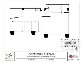2400 Lakeside Blvd, Richardson, TX for lease Floor Plan- Image 1 of 2