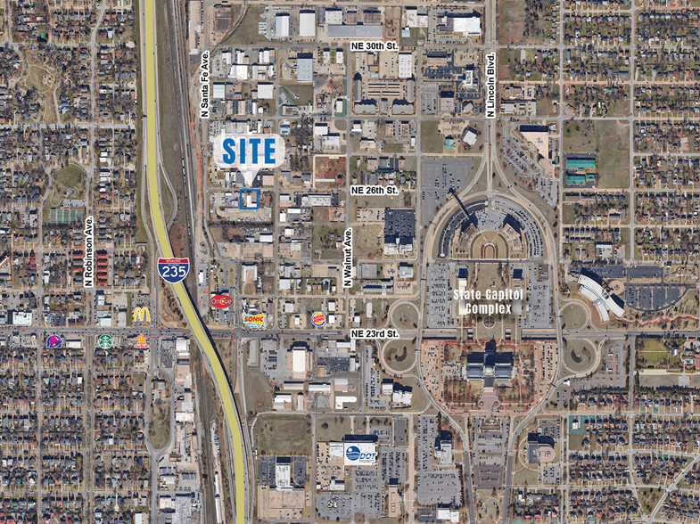 26 NE 26th St, Oklahoma City, OK for lease - Aerial - Image 2 of 8