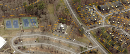 1701 Raintree Dr, Richmond, VA - aerial  map view