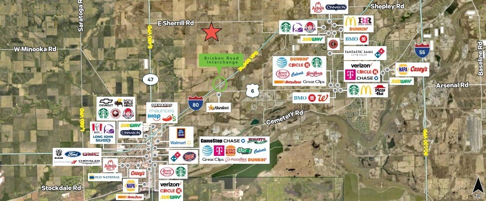 SWC of Sherrill Road & Brisbin Road, Morris, IL for sale Building Photo- Image 1 of 2