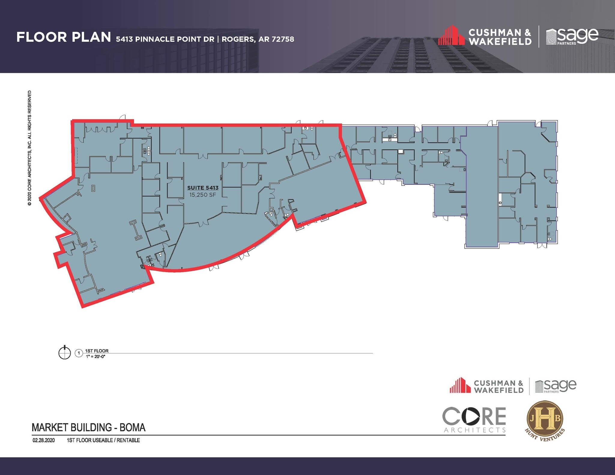 5403-5415 Pinnacle Point Dr, Rogers, AR for lease Floor Plan- Image 1 of 1