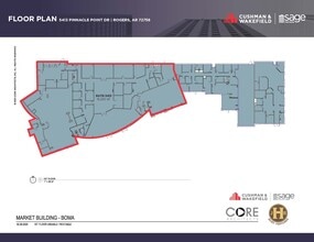 5403-5415 Pinnacle Point Dr, Rogers, AR for lease Floor Plan- Image 1 of 1