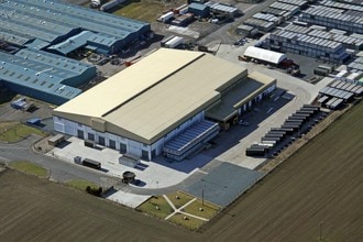 Merlin Way, Bridlington, NHS - AERIAL map view