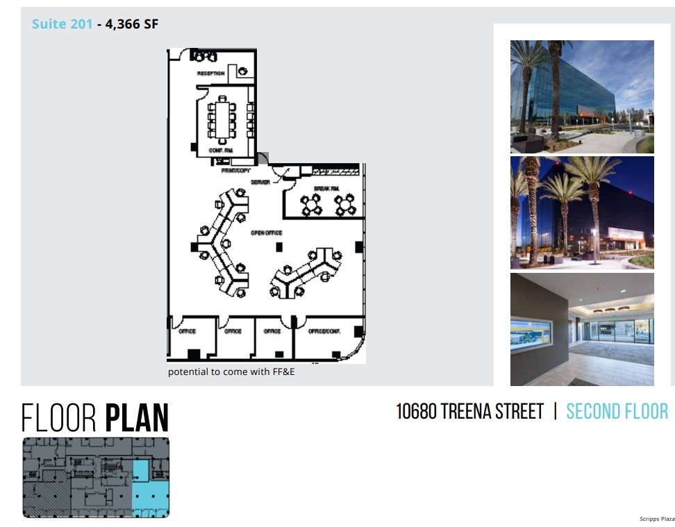 10680 Treena St, San Diego, CA for lease Floor Plan- Image 1 of 1