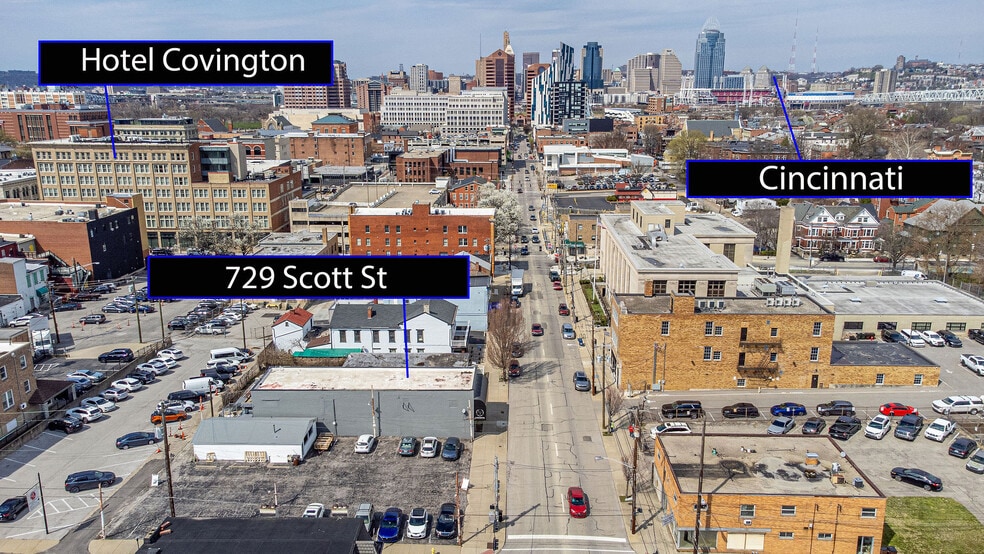 729 Scott St, Covington, KY for sale - Aerial - Image 2 of 22
