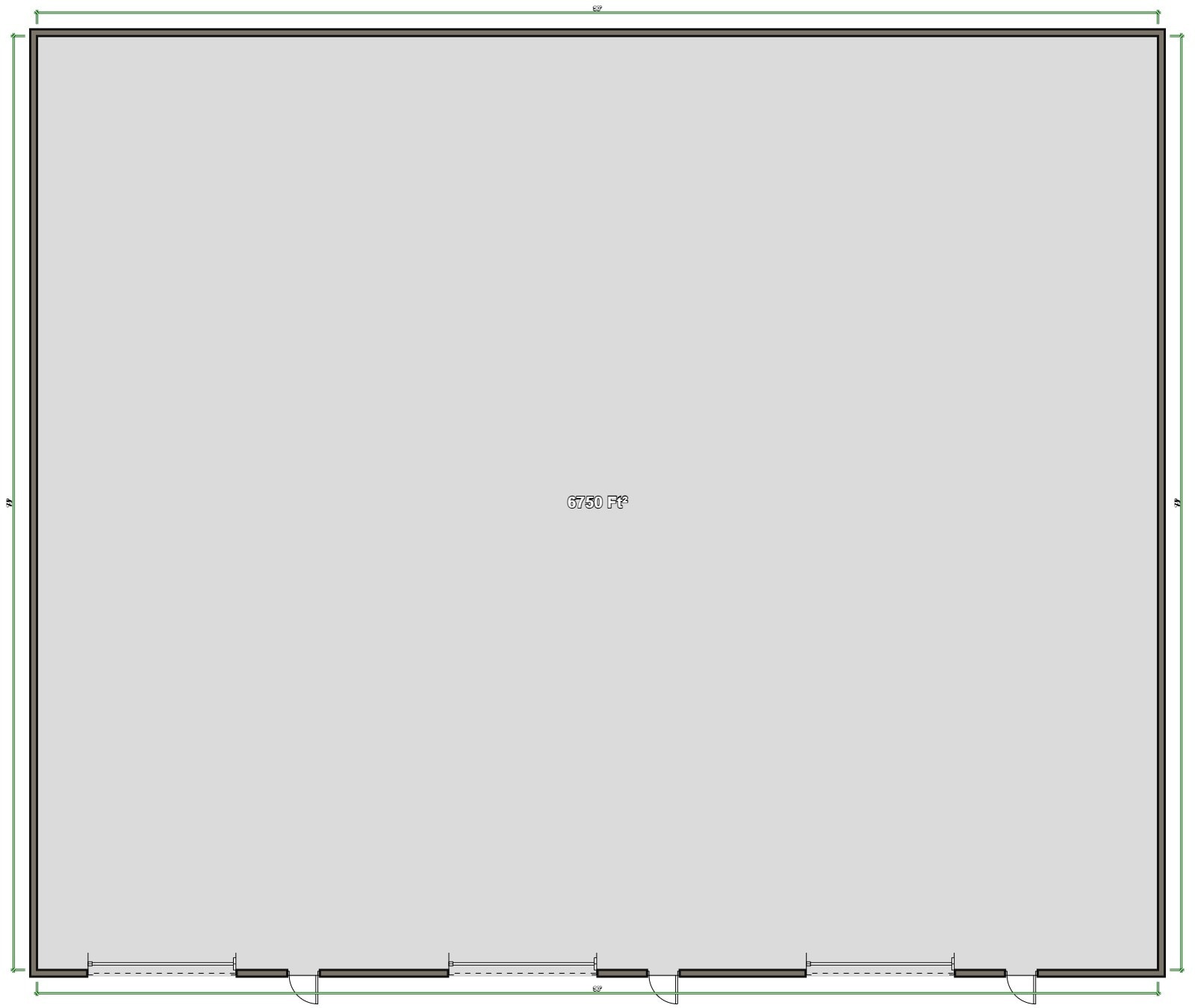 7402 & 7406 Mansfield Hwy, Kennedale, TX for lease Floor Plan- Image 1 of 1