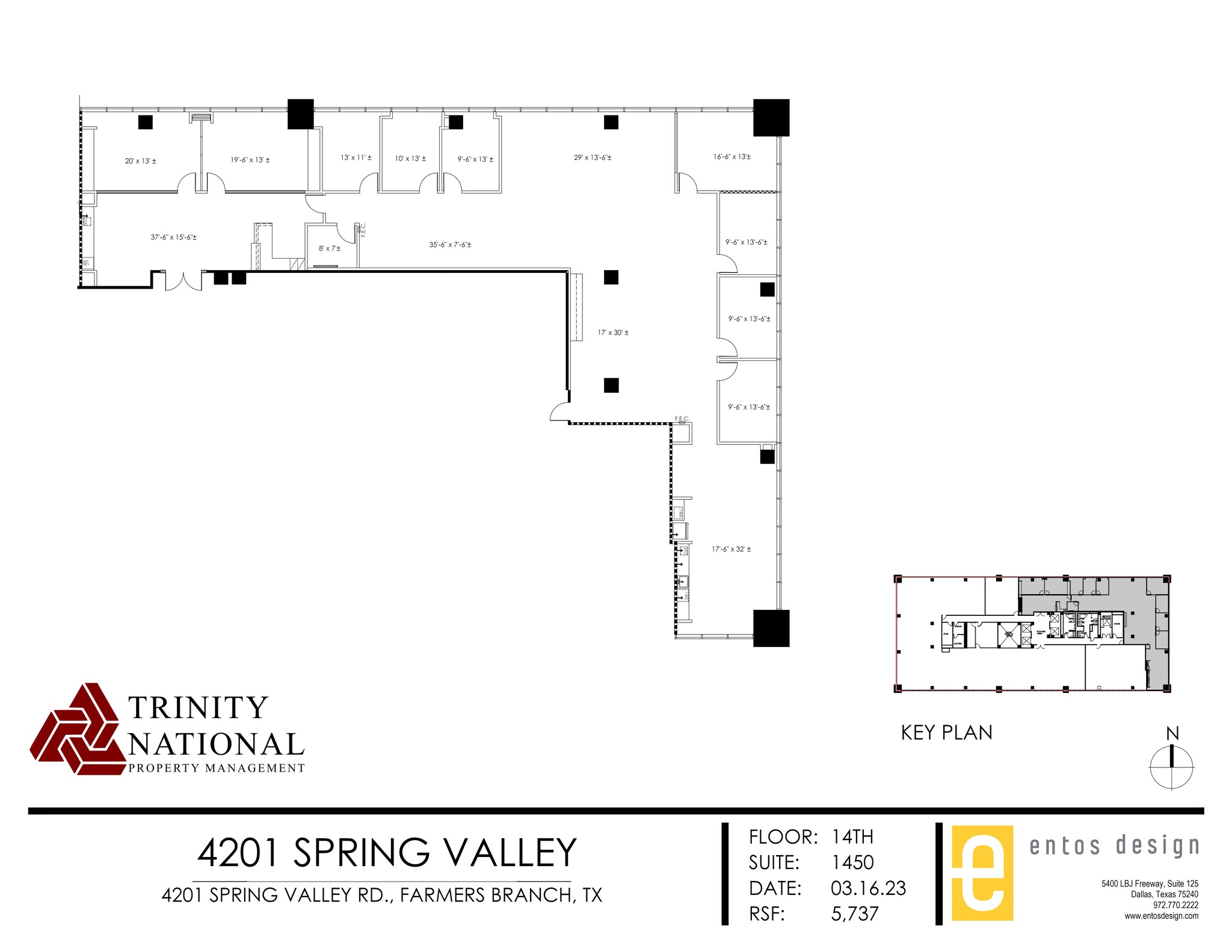 4201 Spring Valley Rd, Dallas, TX for lease Site Plan- Image 1 of 1