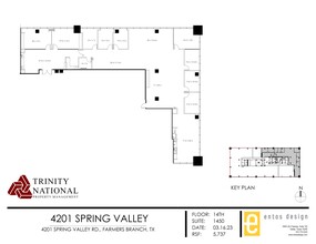 4201 Spring Valley Rd, Dallas, TX for lease Site Plan- Image 1 of 1