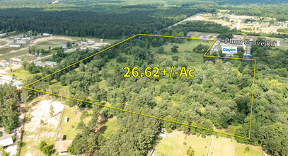 10973 Plum Grove, Cleveland, TX - aerial  map view