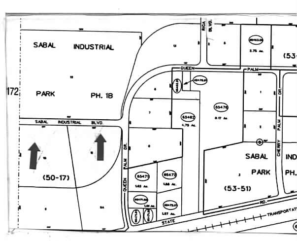 9105 Sabal Industrial Blvd, Tampa, FL for sale - Plat Map - Image 1 of 1