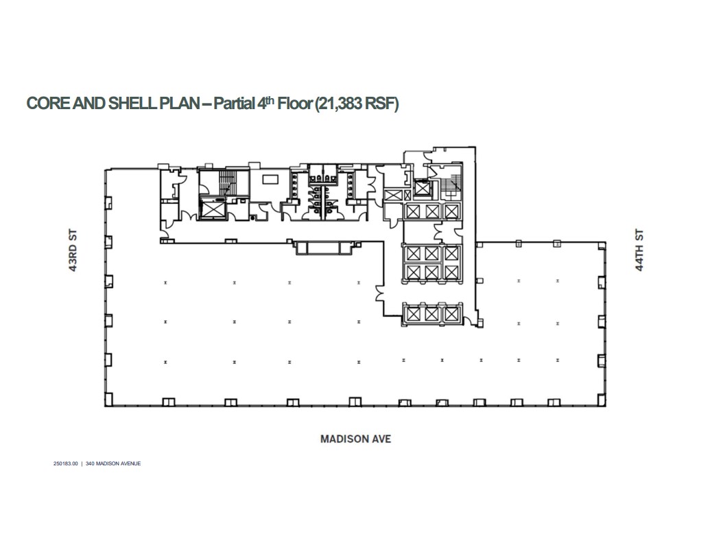 340 Madison Ave, New York, NY for lease Floor Plan- Image 1 of 1