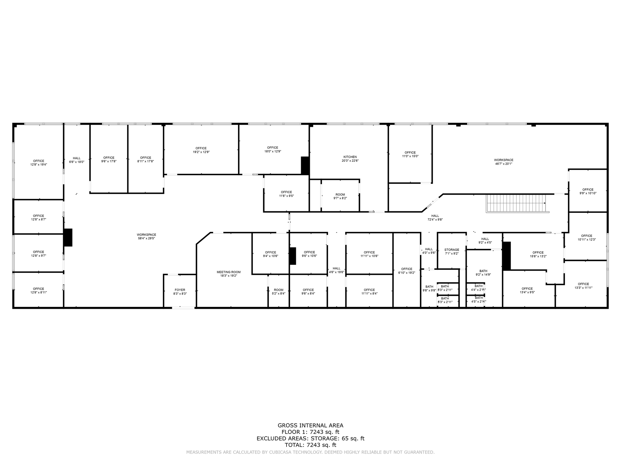 1741-1805 W 2550 S, Ogden, UT for lease Floor Plan- Image 1 of 2