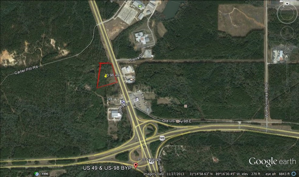 S Highway 49, Hattiesburg, MS for sale - Building Photo - Image 1 of 1