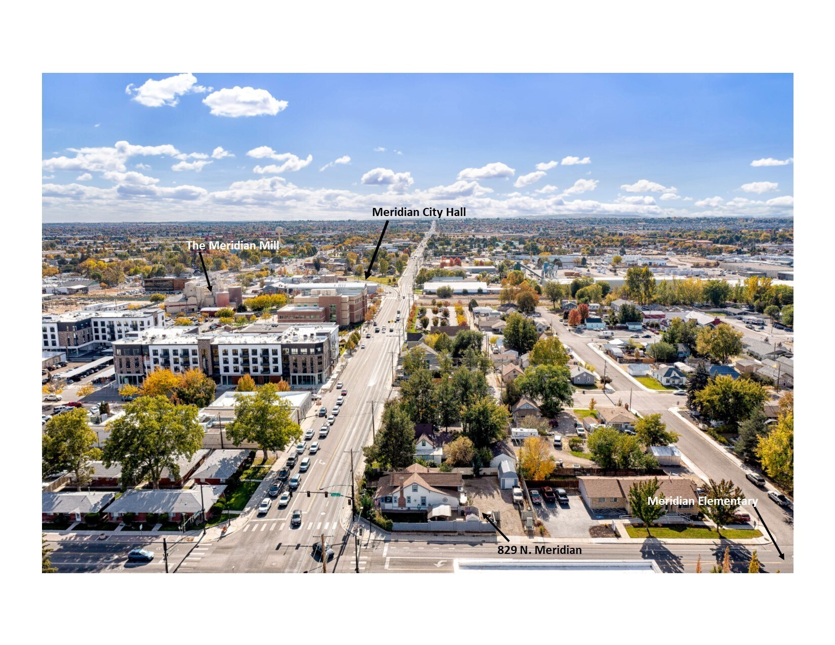 829 N Meridian Rd, Meridian, ID for sale Aerial- Image 1 of 1
