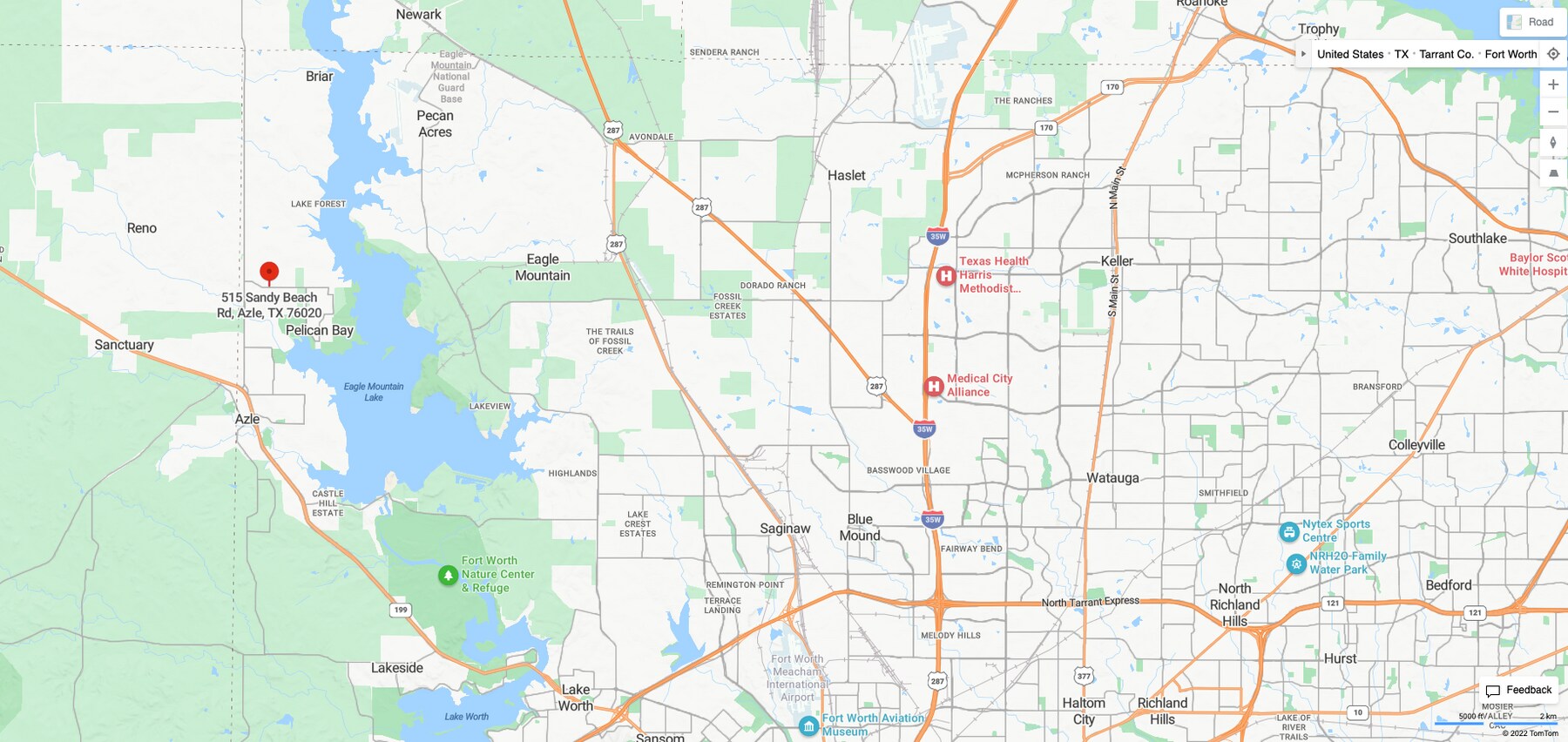 523 Sandy Beach, Azle, TX 76020 Whispering Pines