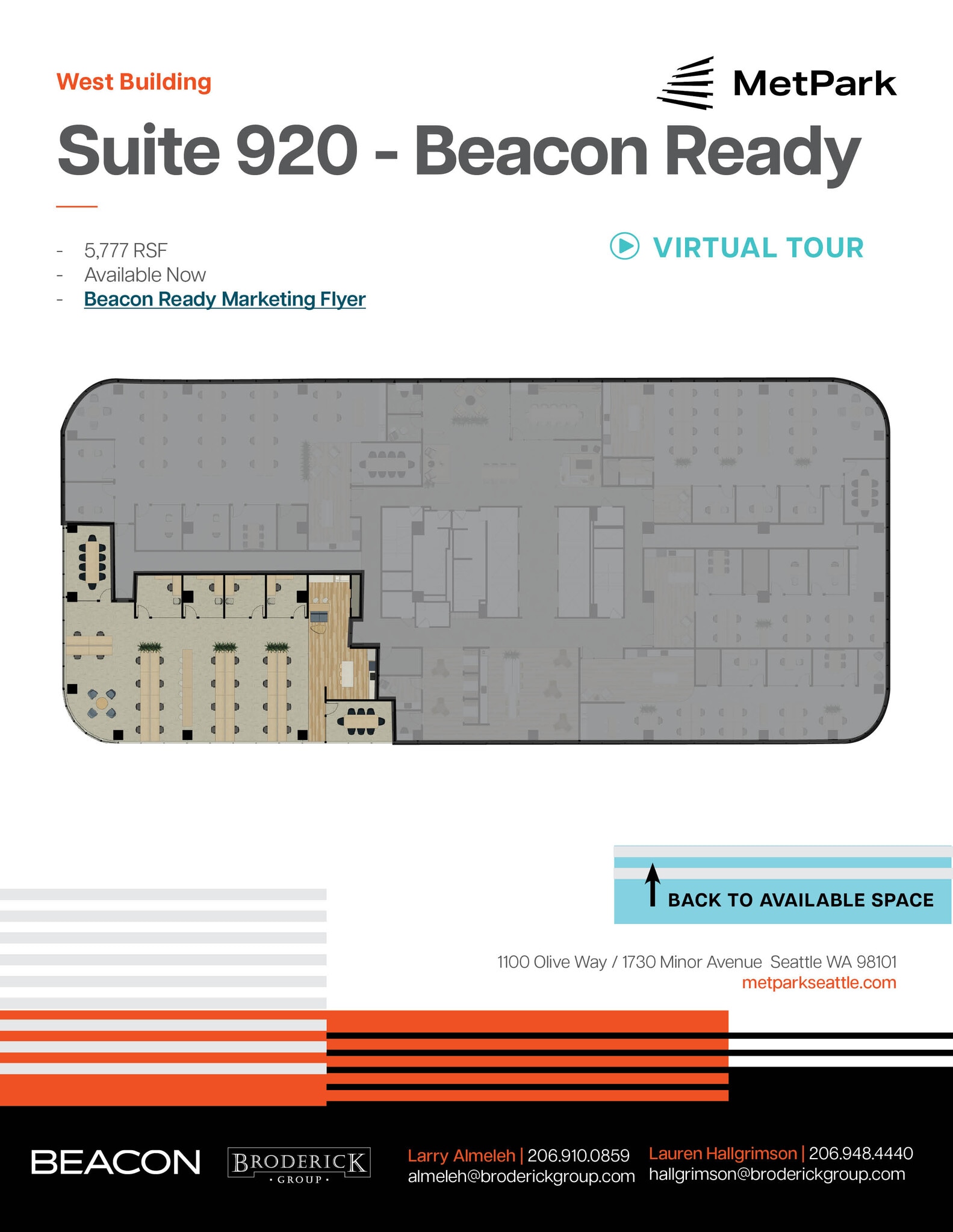 1100 Olive Way, Seattle, WA for lease Floor Plan- Image 1 of 1