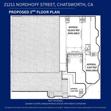 21211 Nordhoff St, Chatsworth, CA for lease Floor Plan- Image 2 of 2