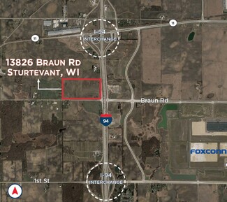 More details for 13826 Braun Rd, Sturtevant, WI - Land for Sale