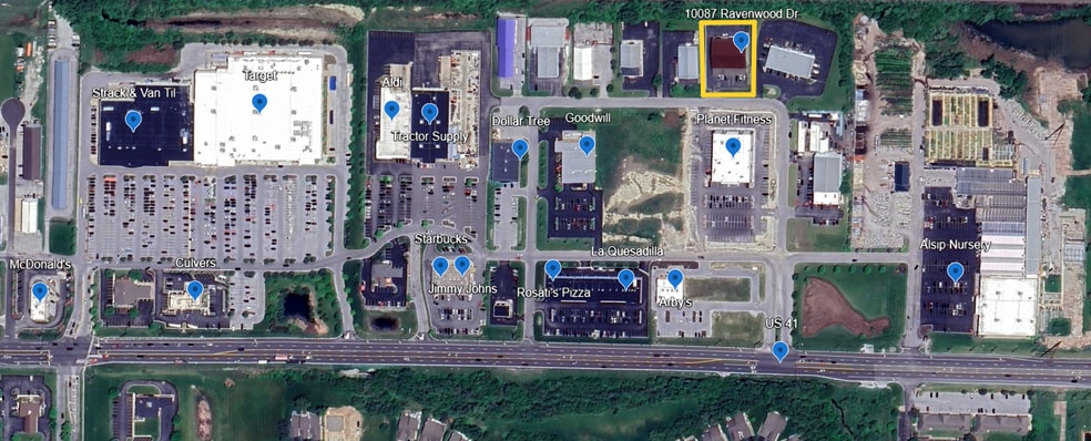 10087 Raven Wood Dr, Saint John, IN for lease - Aerial - Image 2 of 11