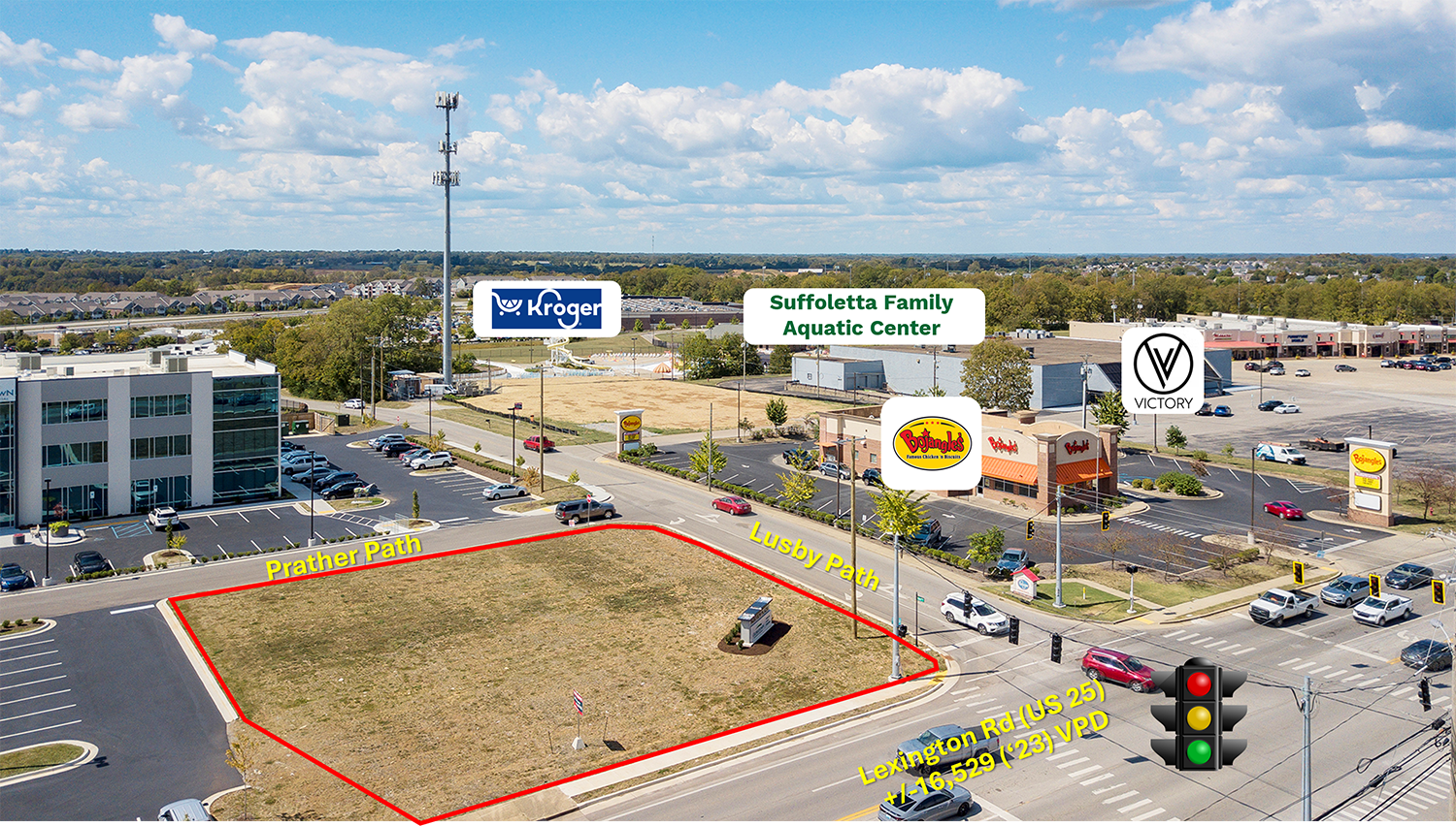 100 Prather Path, Georgetown, KY for lease Aerial- Image 1 of 9