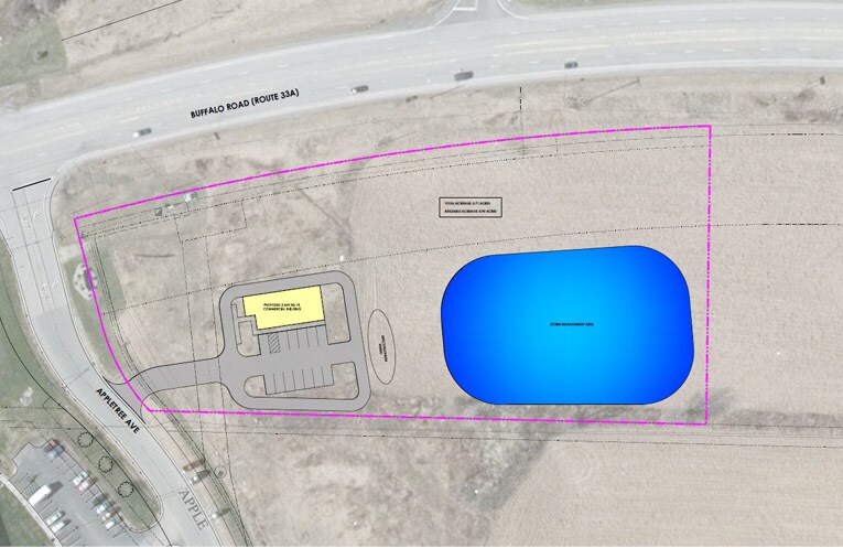 Buffalo Rd, Bergen, NY for sale Aerial- Image 1 of 1