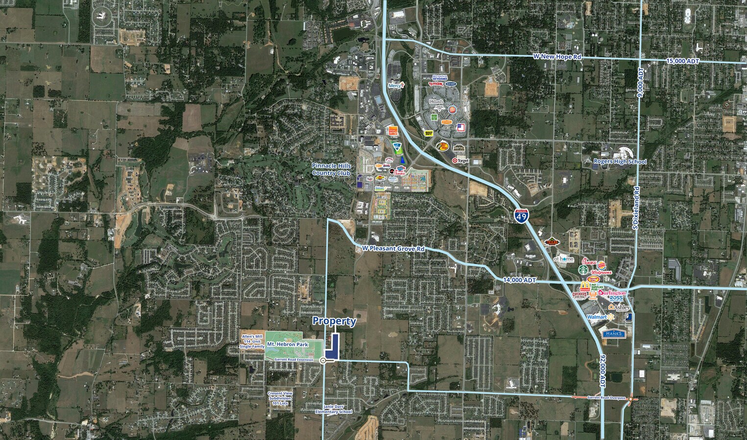 NE Corner Mt Hebron & Garrett Road, Rogers, AR 72758