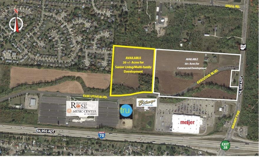 7050 Executive Blvd, Huber Heights, OH for sale Aerial- Image 1 of 1