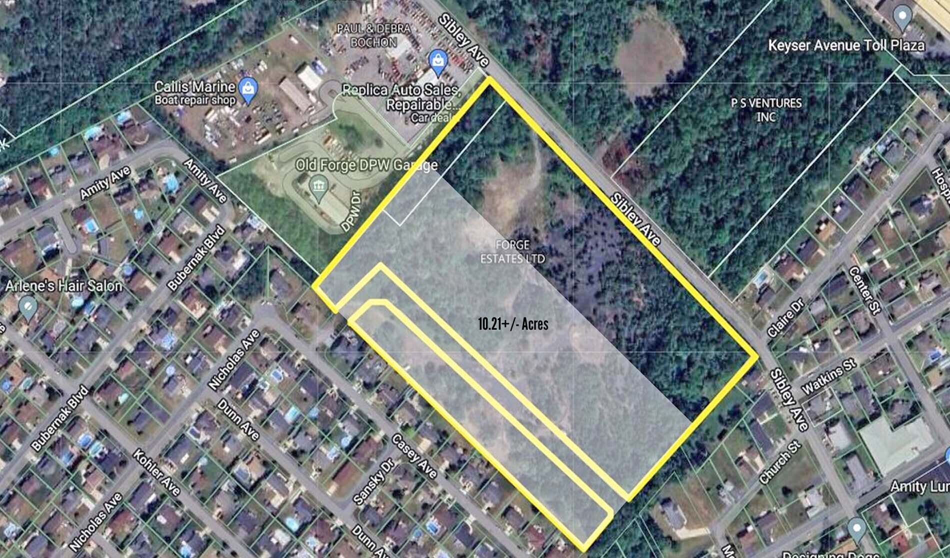 21 Casey Ave, Old Forge, PA for sale Aerial- Image 1 of 2