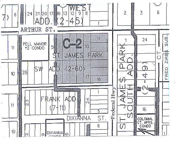 1200 N Federal Hwy, Hollywood, FL for lease - Plat Map - Image 2 of 2