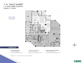 1 North Dale Mabry Hwy, Tampa, FL for lease Floor Plan- Image 2 of 4