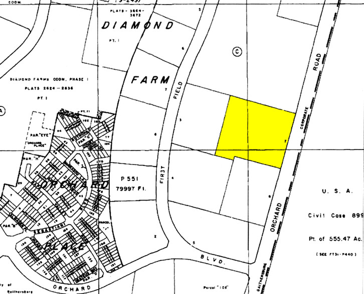 704 Quince Orchard Rd, Gaithersburg, MD for lease - Plat Map - Image 2 of 11