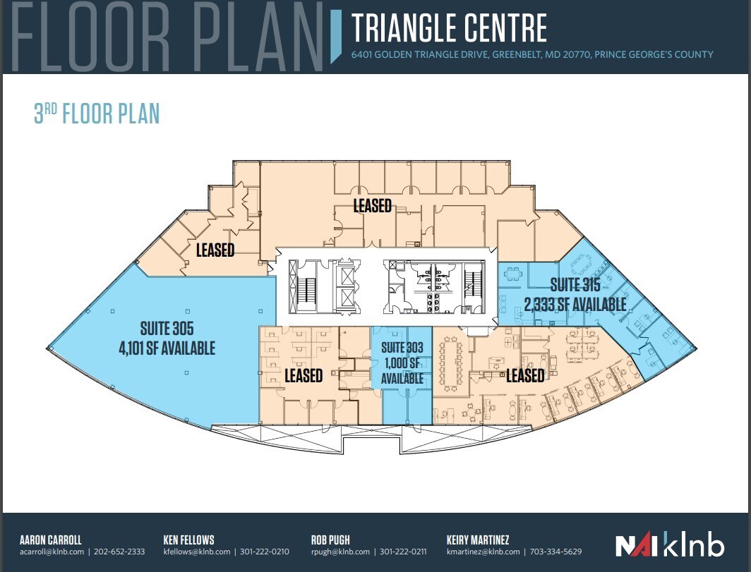 6401 Golden Triangle Dr, Greenbelt, MD for lease Floor Plan- Image 1 of 1