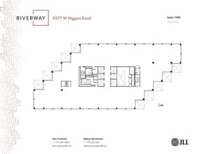 9377 W Higgins Rd, Rosemont, IL for lease Floor Plan- Image 1 of 1