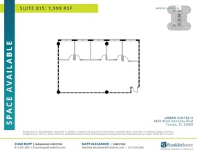 4830 W Kennedy Blvd, Tampa, FL for lease Floor Plan- Image 1 of 1