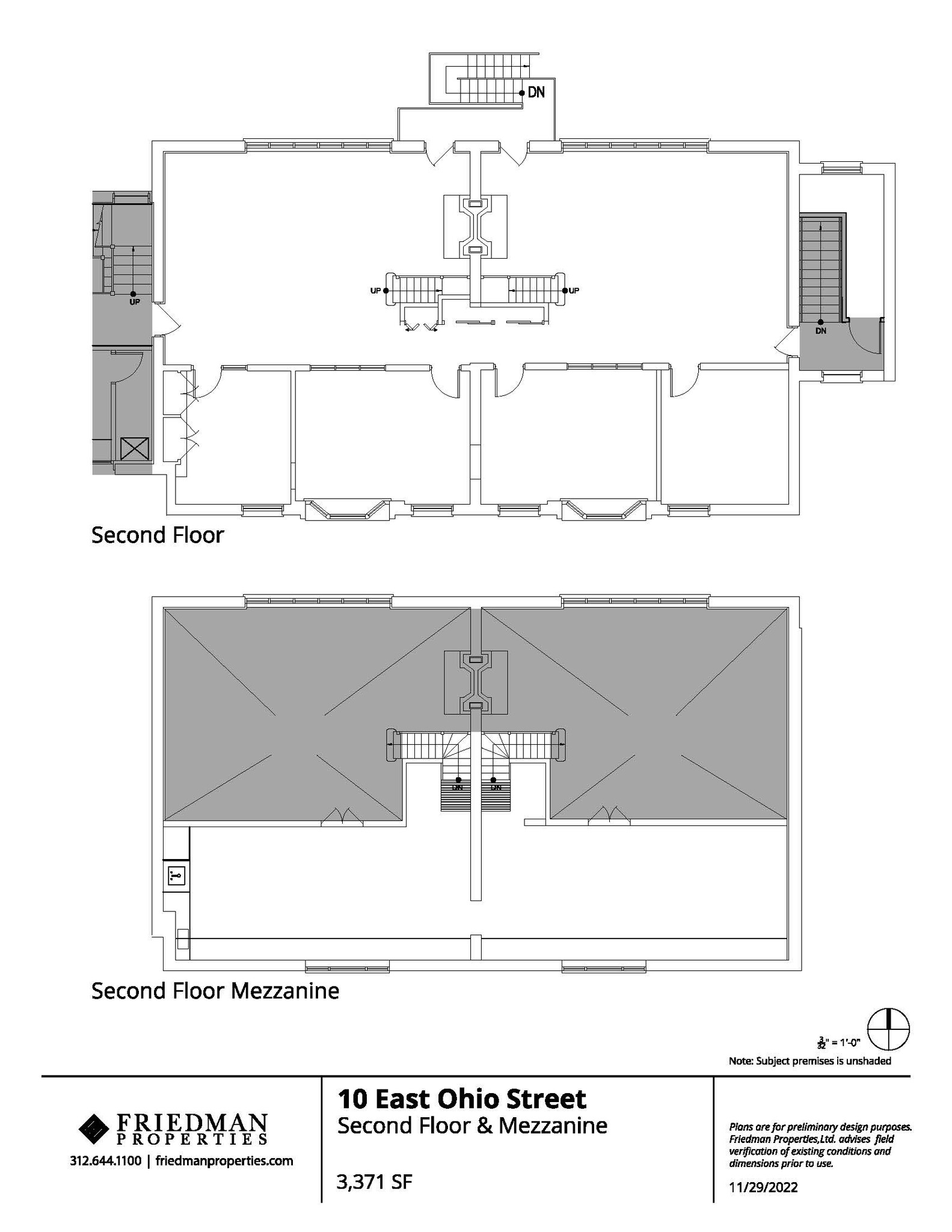 10 E Ohio St, Chicago, IL for lease Floor Plan- Image 1 of 8