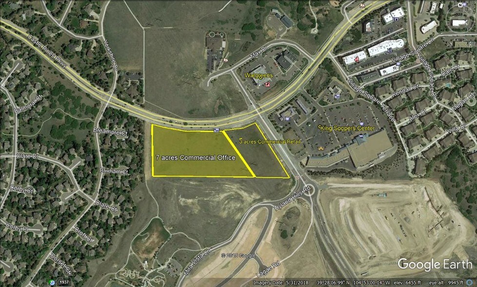 Castle Pines Pkwy & Lagae Rd, Castle Pines, CO for sale - Aerial - Image 1 of 1