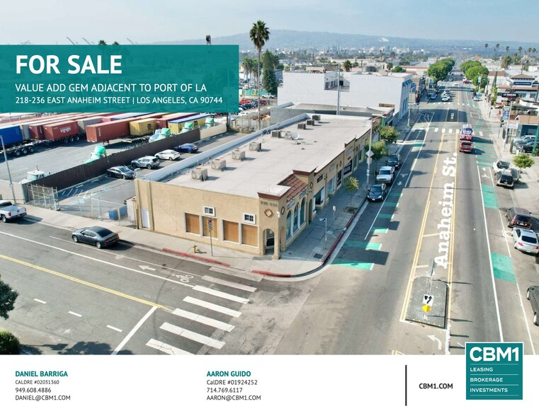 218-236 E Anaheim St, Wilmington, CA for sale - Building Photo - Image 1 of 17