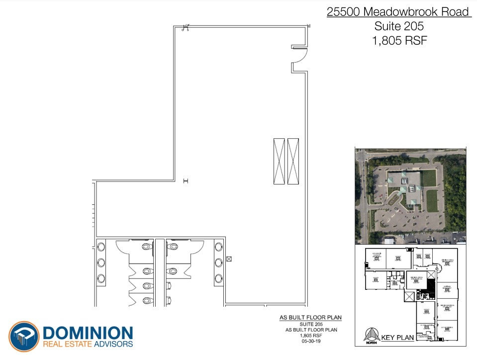 25500 Meadowbrook Rd, Novi, MI for lease Floor Plan- Image 1 of 1