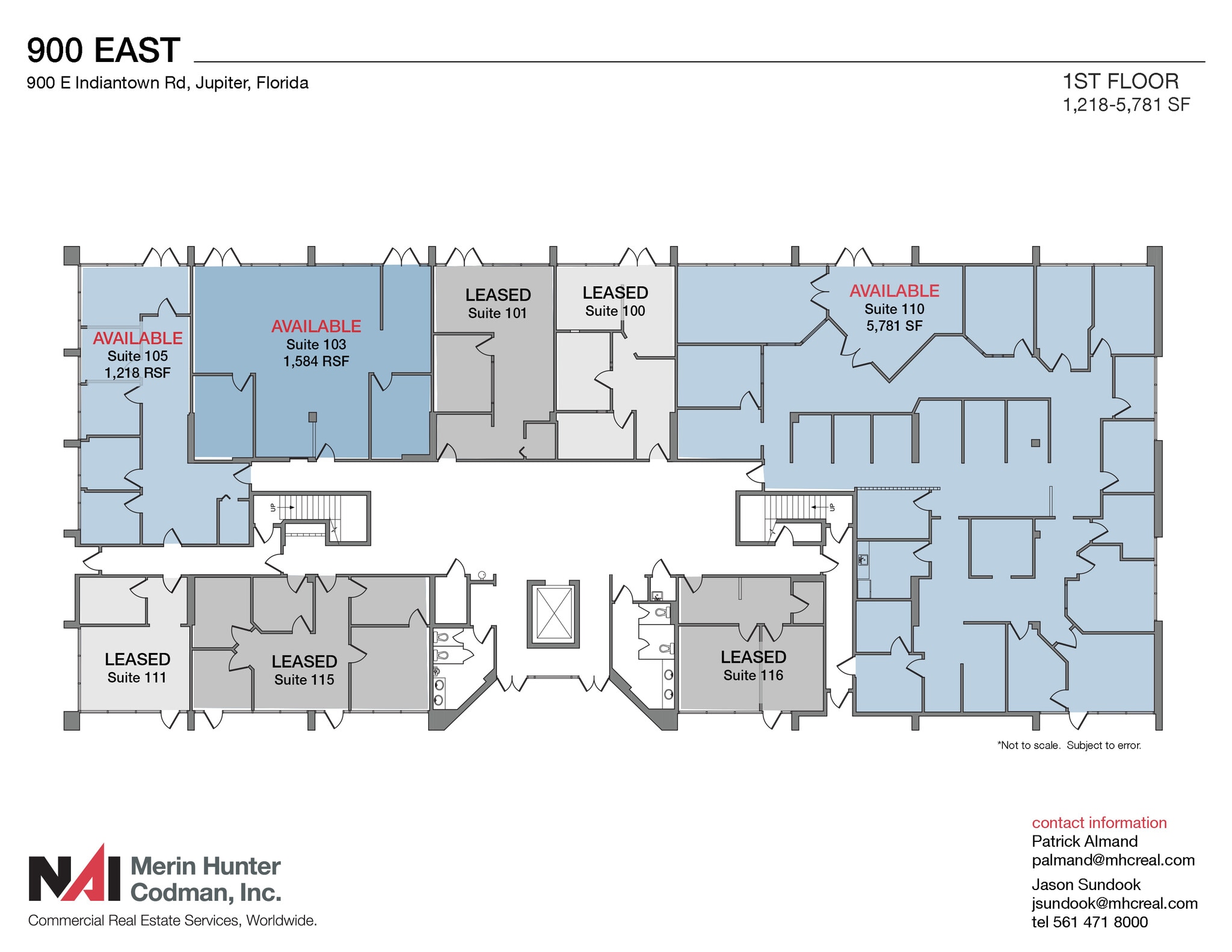 900 E Indiantown Rd, Jupiter, FL for lease Floor Plan- Image 1 of 3