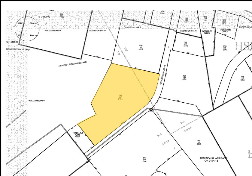 601 Professional Dr, Lawrenceville, GA for lease - Plat Map - Image 3 of 11