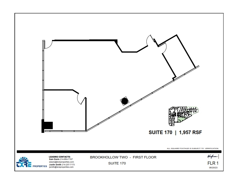 2301 E Lamar Blvd, Arlington, TX for lease Floor Plan- Image 1 of 1