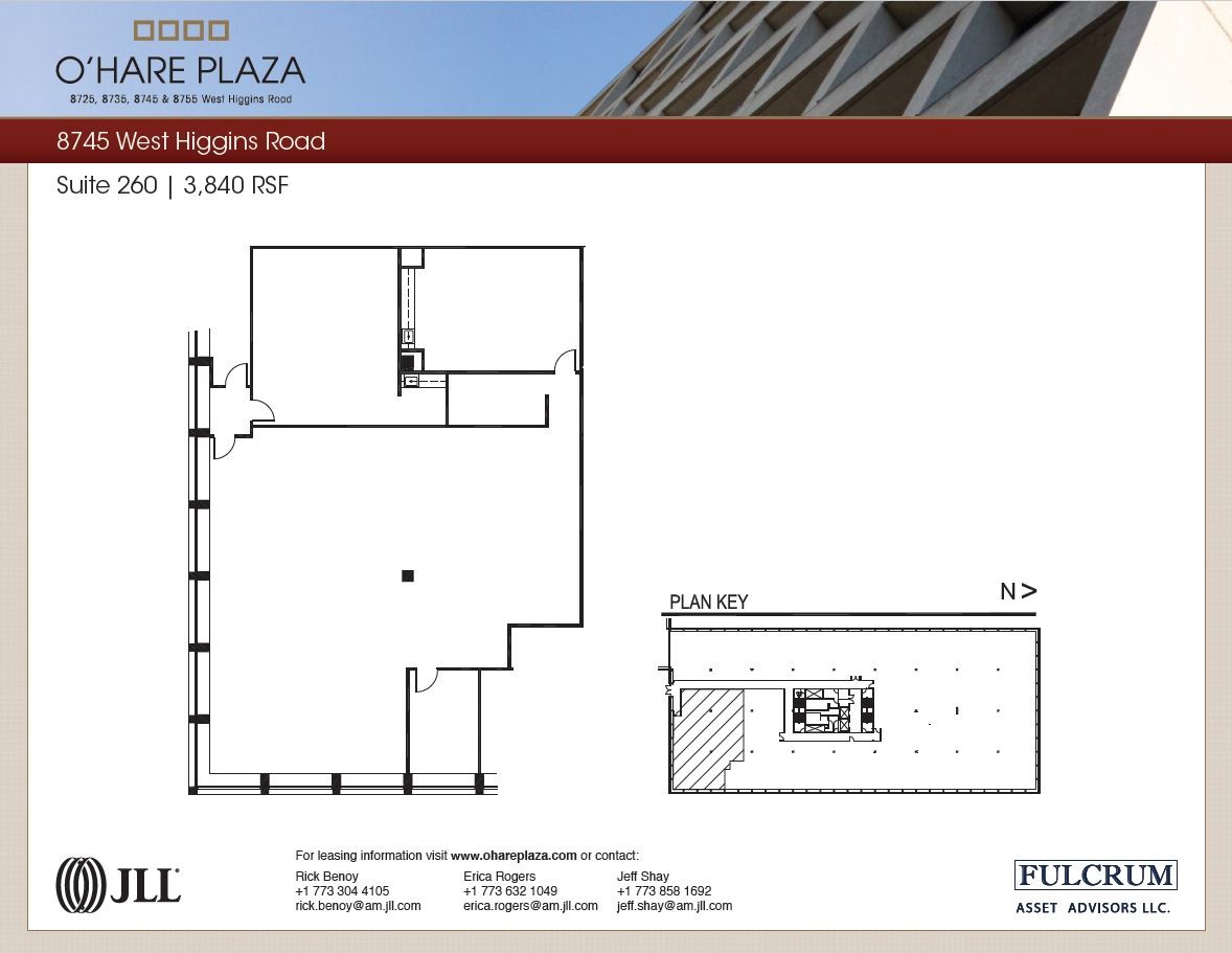 8745 W Higgins Rd, Chicago, IL for sale Floor Plan- Image 1 of 1