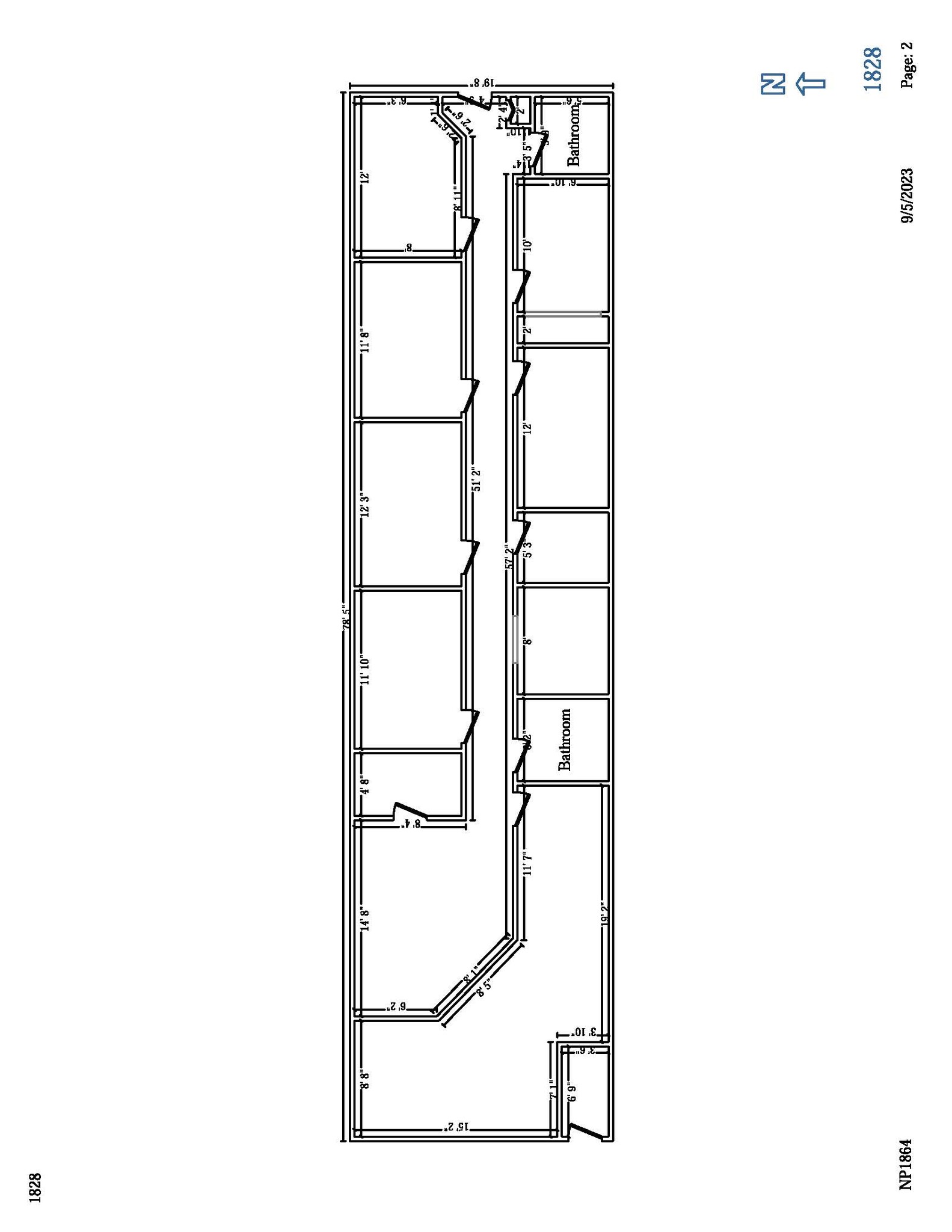 1800-1864 Belvidere Rd, Grayslake, IL for lease Floor Plan- Image 1 of 1