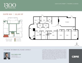 1300 N 12th St, Phoenix, AZ for lease Floor Plan- Image 1 of 1