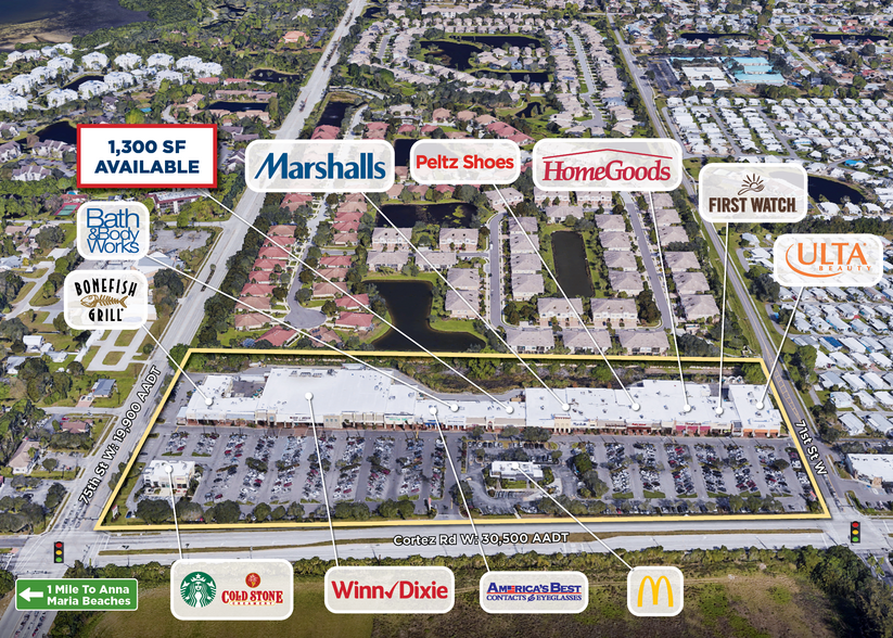 7400 Cortez Rd W, Bradenton, FL for lease - Aerial - Image 2 of 9