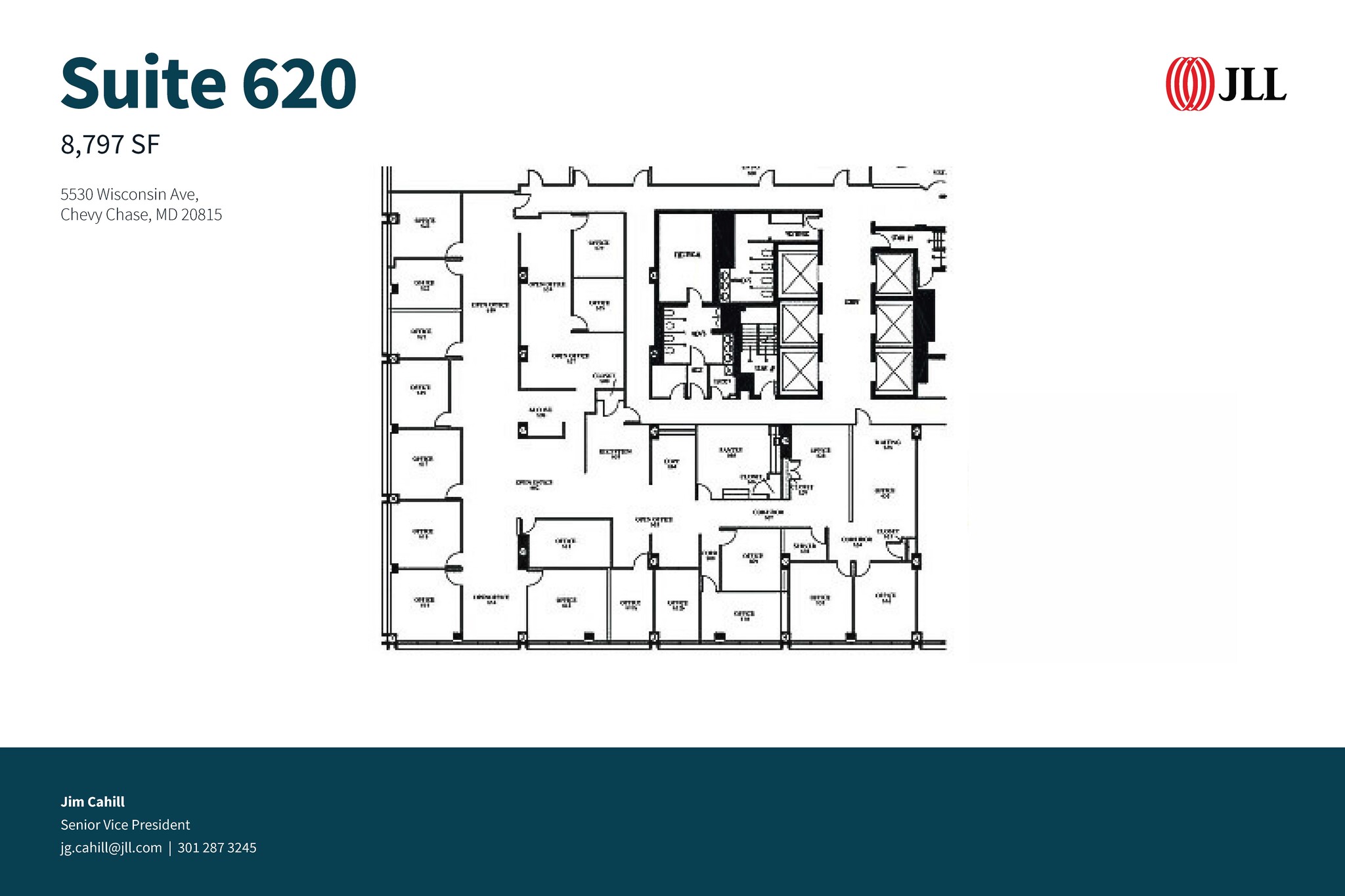 5530 Wisconsin Ave, Chevy Chase, MD for lease Floor Plan- Image 1 of 1