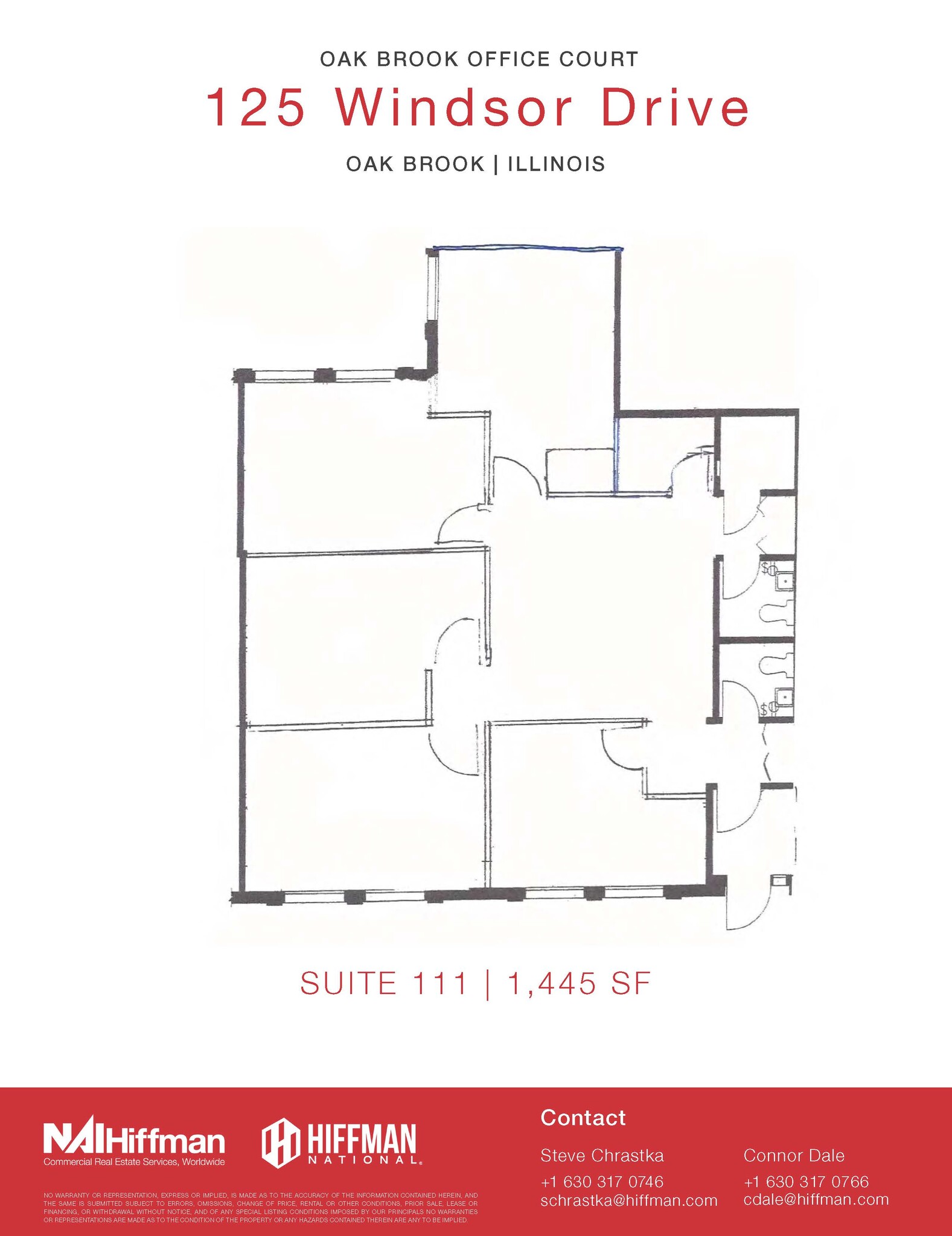 125 Windsor Dr, Oak Brook, IL for lease Floor Plan- Image 1 of 1