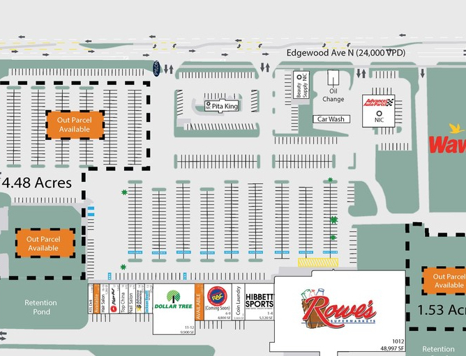 1020 Edgewood Ave N, Jacksonville, FL for lease - Site Plan - Image 1 of 12