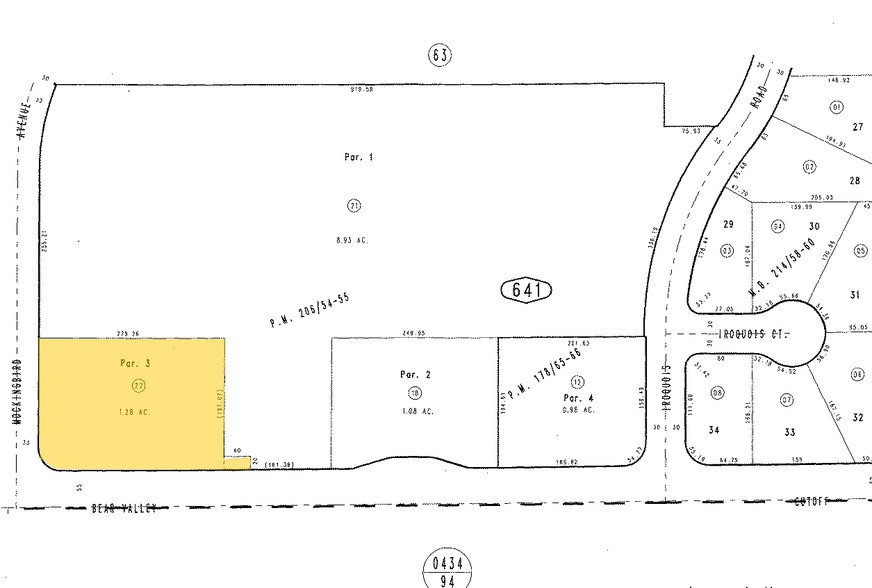 20570 Bear Valley Rd, Apple Valley, CA for sale - Plat Map - Image 1 of 1