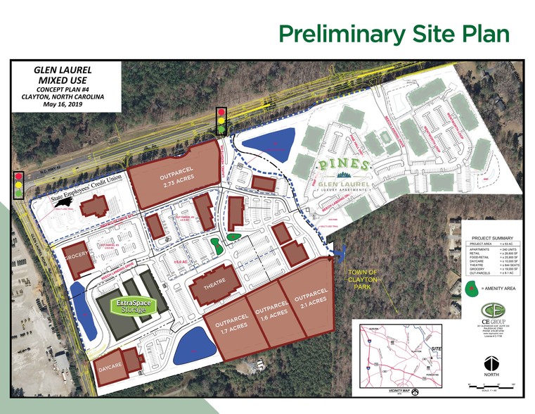 1430 NC Highway 42 W, Clayton, NC for sale - Site Plan - Image 1 of 1